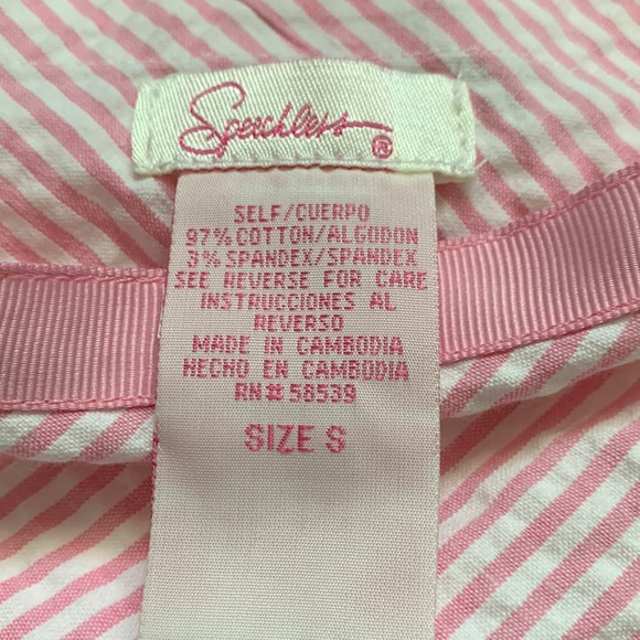 Pink and white wrap skirt - Picture 3 of 4